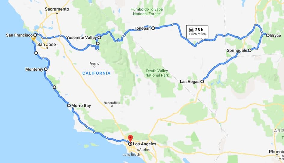 Las Vegas to Los Angeles 15