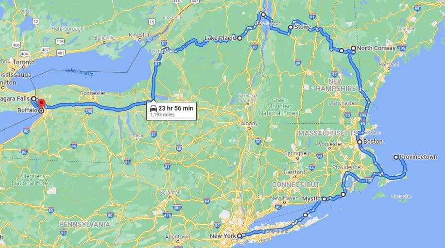 Buffalo to New York 6 - Maslulim America